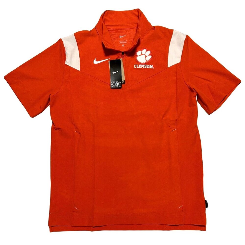 Nike Clemson Tigers On Field Quarter Zip Pullover Men’s Sz Medium DN7169-888 NWT